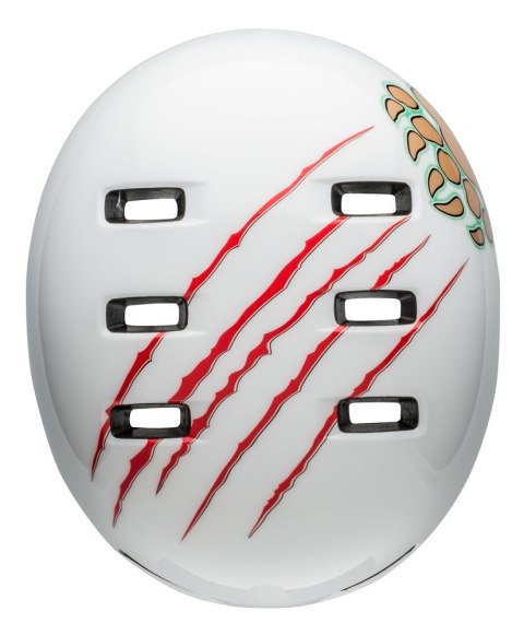 Kask dziecięcy BELL LIL RIPPER white grizzly roz. XS (45-52 cm) (NEW 2025)