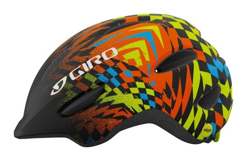 Kask dziecięcy GIRO SCAMP MIPS matte black check fade roz. S (49-53 cm) (NEW 2025)