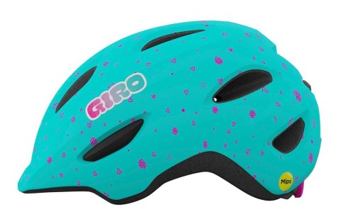 Kask dziecięcy GIRO SCAMP matte screaming teal roz. XS (45-49 cm) (NEW 2025)