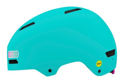 Kask dziecięcy juniorski GIRO DIME FS matte screaming teal roz. S (51-55 cm) (WYPRZEDAŻ -50%)