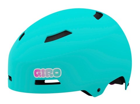 Kask dziecięcy juniorski GIRO DIME FS matte screaming teal roz. S (51-55 cm) (WYPRZEDAŻ -50%)
