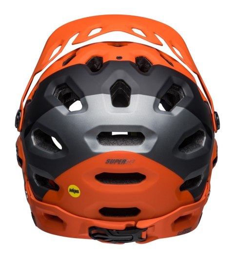 Kask full face BELL SUPER 3R MIPS matte orange black roz. L (58-62 cm) (NEW).
