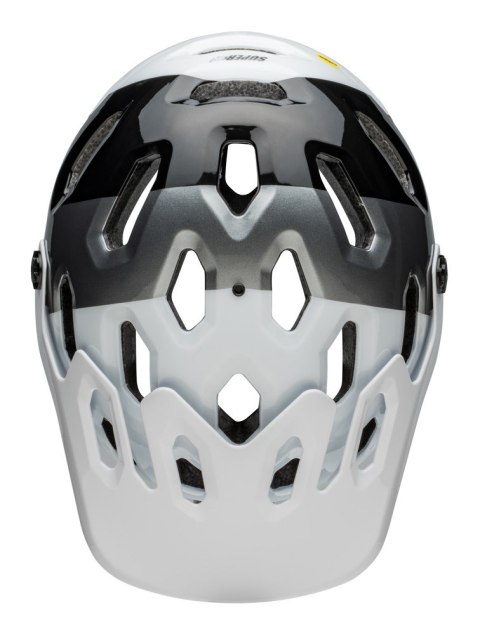 Kask full face BELL SUPER 3R MIPS matte white black roz. M (55-59 cm) (WYPRZEDAŻ -50%)