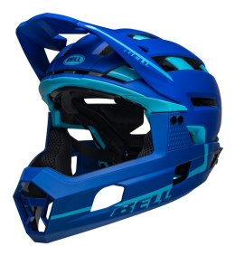 Kask full face BELL SUPER AIR R SPHERICAL matte gloss blues roz. S (52-56 cm) (WYPRZEDAŻ -50%)