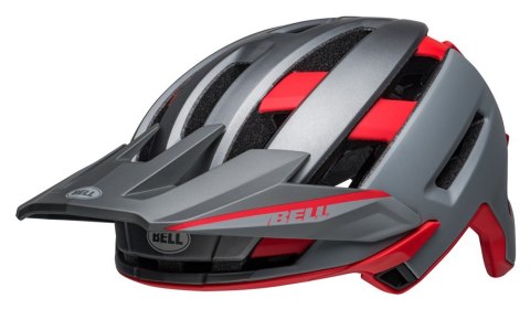 Kask full face BELL SUPER AIR R SPHERICAL matte gray red roz. L (59-63 cm) (NEW 2025)