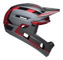 Kask full face BELL SUPER AIR R SPHERICAL matte gray red roz. M (55-59 cm) (NEW 2025)