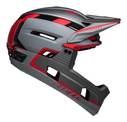 Kask full face BELL SUPER AIR R SPHERICAL matte gray red roz. M (55-59 cm) (NEW 2025)