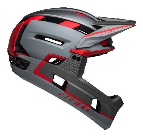 Kask full face BELL SUPER AIR R SPHERICAL matte gray red roz. M (55-59 cm) (NEW 2025)