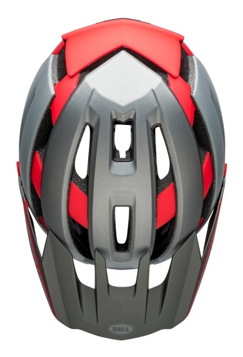 Kask full face BELL SUPER AIR R SPHERICAL matte gray red roz. M (55-59 cm) (NEW 2025)