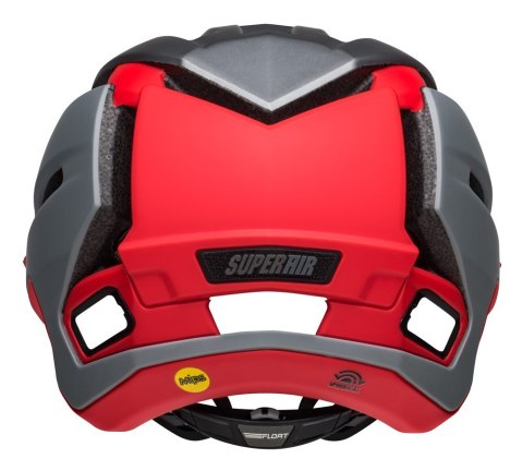 Kask full face BELL SUPER AIR R SPHERICAL matte gray red roz. S (52-56 cm) (NEW 2025)