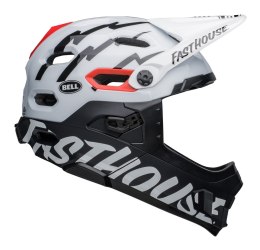 Kask full face BELL SUPER DH MIPS SPHERICAL fasthouse matte gloss black white roz. M (55-59 cm) (WYPRZEDAŻ -50%)