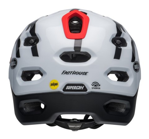 Kask full face BELL SUPER DH MIPS SPHERICAL fasthouse matte gloss black white roz. M (55-59 cm) (WYPRZEDAŻ -50%)