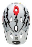 Kask full face BELL SUPER DH MIPS SPHERICAL fasthouse matte gloss black white roz. M (55-59 cm) (WYPRZEDAŻ -50%)