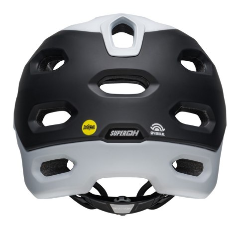 Kask full face BELL SUPER DH SPHERICAL matte black white roz. L (59-63 cm) (NEW 2025)