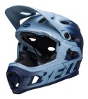 Kask full face BELL SUPER DH SPHERICAL matte light blue navy roz. L (58-62 cm) (NEW 2025)