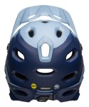 Kask full face BELL SUPER DH SPHERICAL matte light blue navy roz. L (58-62 cm) (NEW 2025)