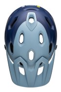 Kask full face BELL SUPER DH SPHERICAL matte light blue navy roz. M (55-59 cm) (NEW 2025)