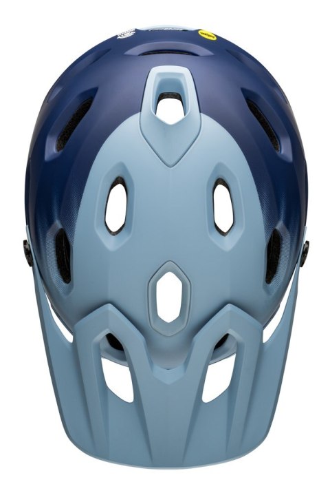 Kask full face BELL SUPER DH SPHERICAL matte light blue navy roz. M (55-59 cm) (NEW 2025)