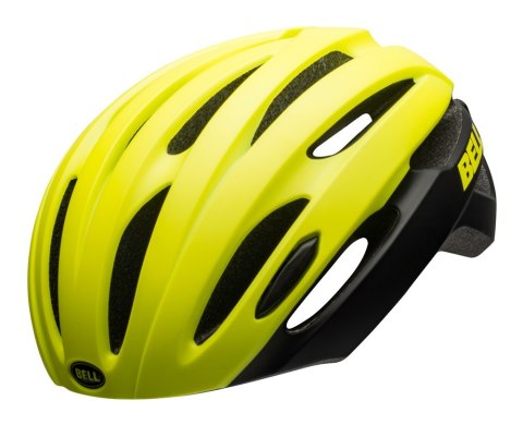 Kask gravel szosowy BELL AVENUE matte gloss hi-viz black roz. Uniwersalny S/M (50-57 cm) (NEW 2025)