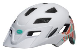 Kask juniorski BELL SIDETRACK matte white chapelle roz. Uniwersalny (50-57 cm) (NEW)