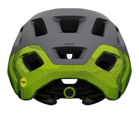 Kask mtb GIRO RADIX matte metallic black ano lime roz. M (55-59 cm) (NEW 2025)