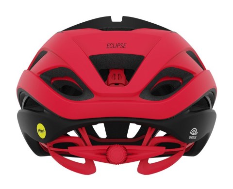 Kask szosowy GIRO ECLIPSE SPHERICAL matte black white red roz. M (55-59 cm) (NEW 2025)
