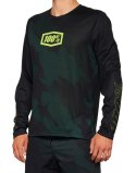 Koszulka męska 100% AIRMATIC LE Long Sleeve Black Camo roz. M (WYPRZEDAŻ -50%)