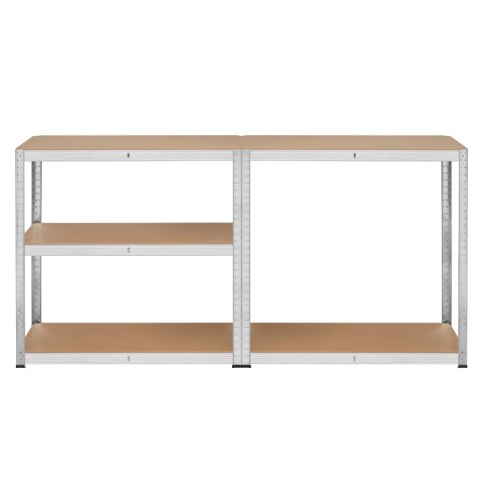 Regał metalowy magazynowy 180x90x40 biały Rebel