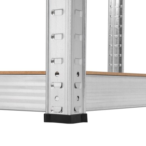 Regał metalowy magazynowy 180x90x40 czerwony Rebel