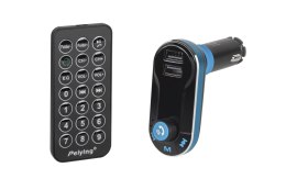 Samochodowy transmiter z funkją bluetooth (2x gniazda USB)