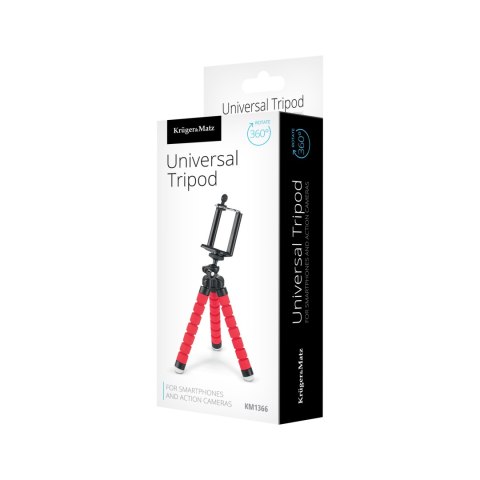 Statyw do telefonu / kamery Kruger&Matz czerwony