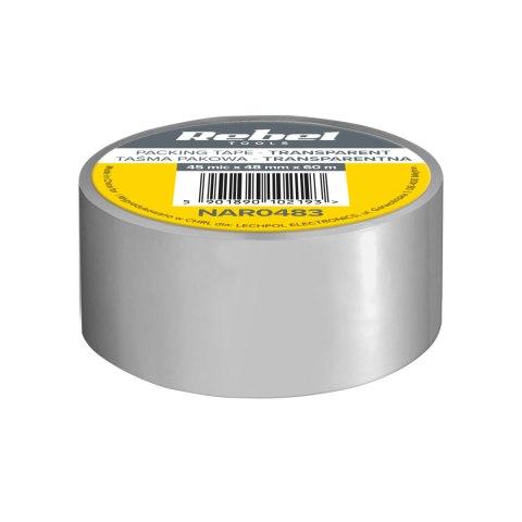Taśma pakowa transparentna REBEL (45mic x 48 mm x 60 m)