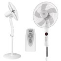 Wentylator stojący Teesa sterowany pilotem (biały)