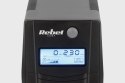 Zasilacz awaryjny komputerowy UPS REBEL model Nanopower Plus 1000 ( offline, 1000VA / 600W , 230 V , 50Hz , LCD , USB , RJ45 )