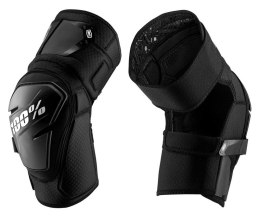 Ochraniacze na kolana 100% FORTIS Knee Guard Black roz. S/M (WYPRZEDAŻ -50%)