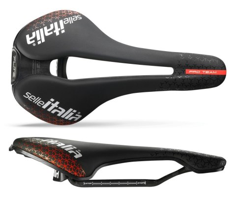Siodło SELLE ITALIA FLITE BOOST PRO TEAM KIT CARBONIO SUPERFLOW S (id match S3), 165g (NEW).