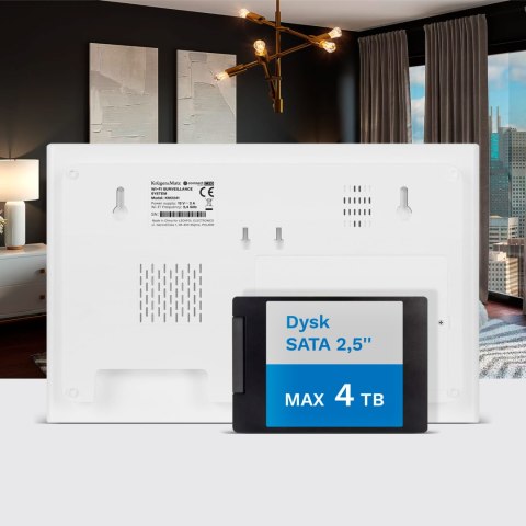 Zestaw do monitoringu WiFi Kruger&Matz Connect C210 Tuya