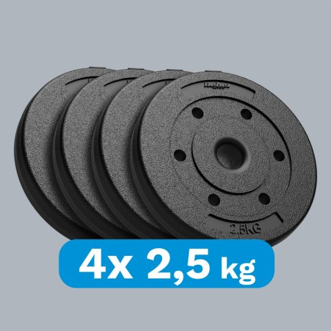 Obciążenie bitumiczne zestaw 4x2.5kg, otwór 31mm, REBEL ACTIVE