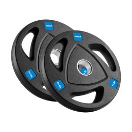 Obciążenie żeliwne olimpijskie gumowane zestaw 2x10kg, otwór 51mm , REBEL ACTIVE