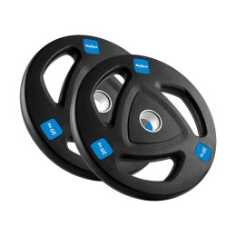 Obciążenie żeliwne olimpijskie gumowane zestaw 2x20kg, otwór 51mm , REBEL ACTIVE