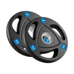 Obciążenie żeliwne olimpijskie gumowane zestaw 30kg ( 8x1.25kg + 4x2.5kg + 2x5kg ), otwór 51mm , REBEL ACTIVE