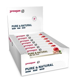 Baton energetyczny SPONSER PURE & NATURAL Jabłko-Cynamon pudełko (25szt x 50g) (DWZ)