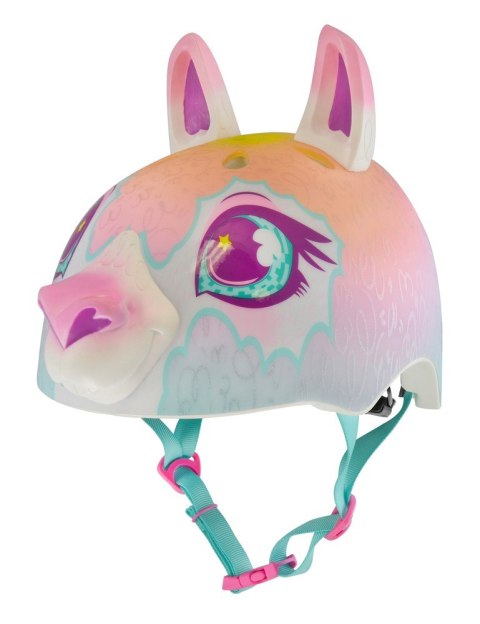 Kask dziecięcy juniorski RASKULLZ DOLLY RAINBOW multicolor roz. S CHILD FS 5+ (50-54 cm) (NEW 2026)