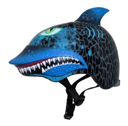 Kask dziecięcy juniorski RASKULLZ SHARK ATTAX black roz. S CHILD 5+ (50-54 cm) (NEW 2025)
