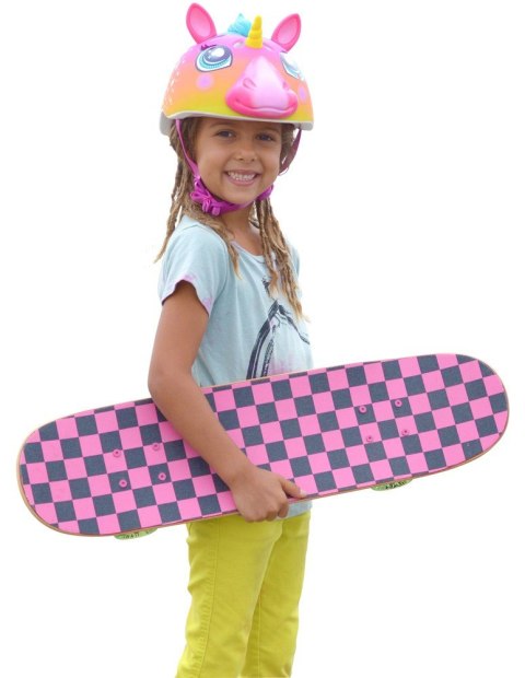 Kask dziecięcy juniorski RASKULLZ SUPER RAINBOW CORN pink roz. XS TODDLER FS 3+ (48-52 cm) (NEW 2026)