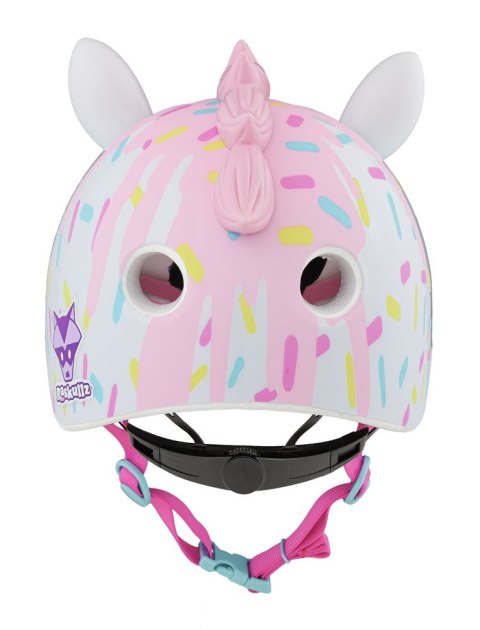 Kask dziecięcy juniorski RASKULLZ SUPER UNICONE white roz. S CHILD FS 5+ (50-54 cm) (NEW 2026)