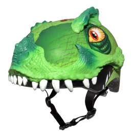 Kask dziecięcy juniorski RASKULLZ T-REX AWESOME green roz. S CHILD FS 5+ (50-54 cm) (NEW 2026)