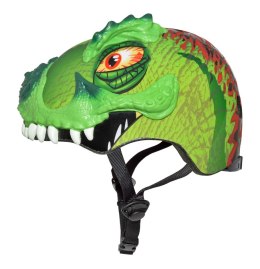 Kask dziecięcy juniorski RASKULLZ T-REX AWESOME green roz. S CHILD FS 5+ (50-54 cm) (NEW 2026)