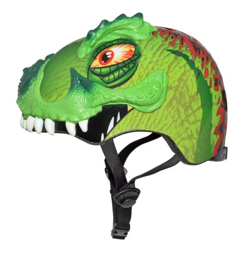 Kask dziecięcy juniorski RASKULLZ T-REX AWESOME green roz. S CHILD FS 5+ (50-54 cm) (NEW 2026)