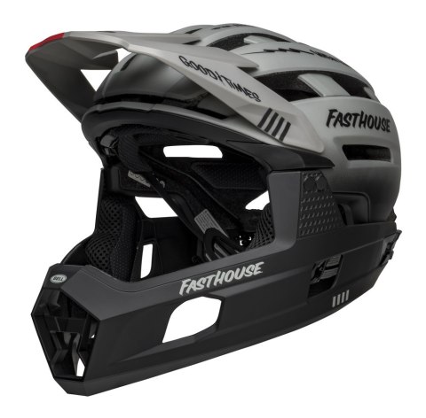Kask full face BELL SUPER AIR R SPHERICAL matte gray black fasthouse roz. S (52-56) (WYPRZEDAŻ -50%)